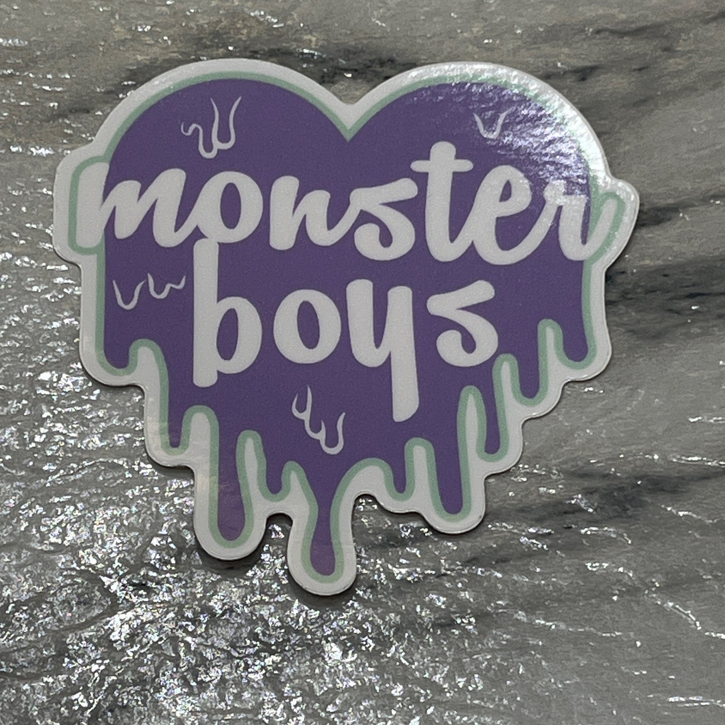 Monster Boys Heart Sticker