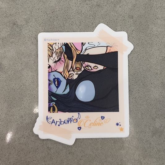 Aribella & Celine Polaroid Sticker