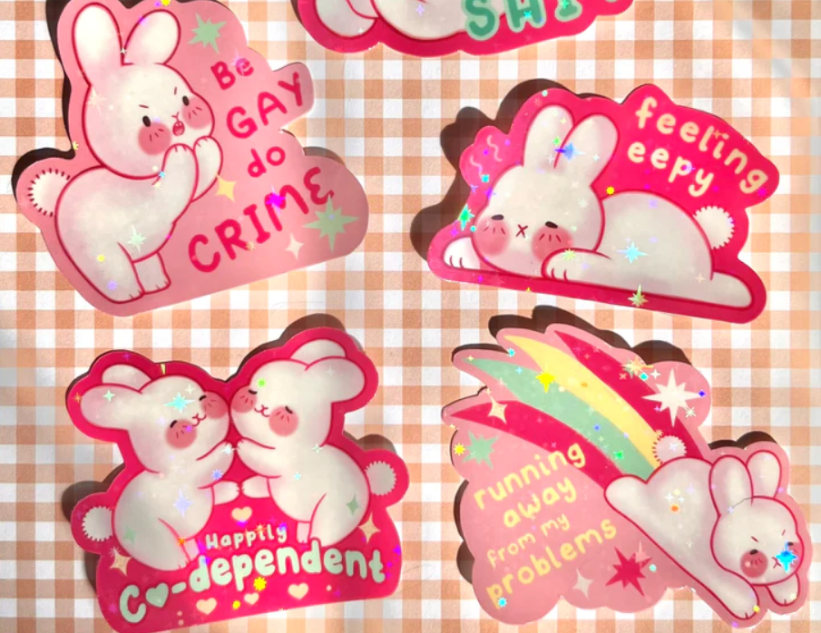 Fun Bun Stickers