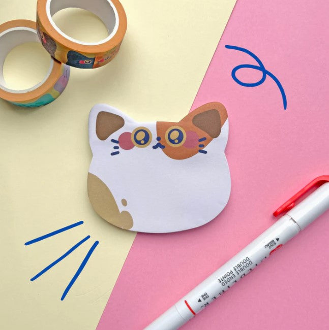 Calico Cat Sticky Notes