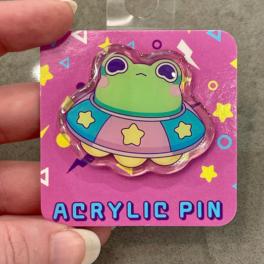 UFO Froggy Pin