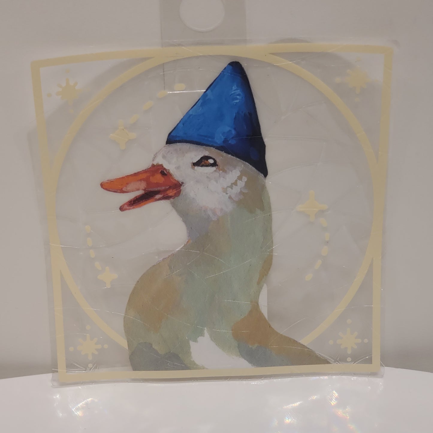 Duck With Hat Suncatcher