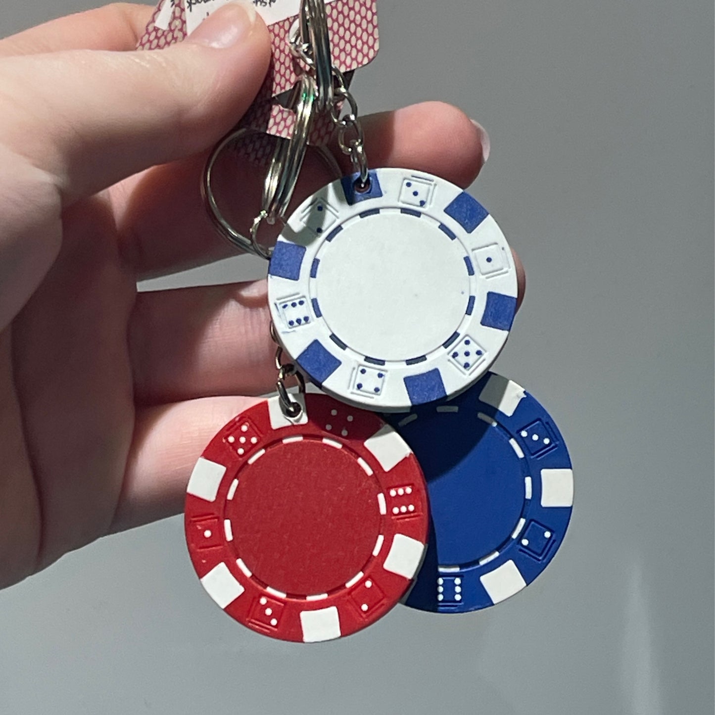 Poker Chip Keychain