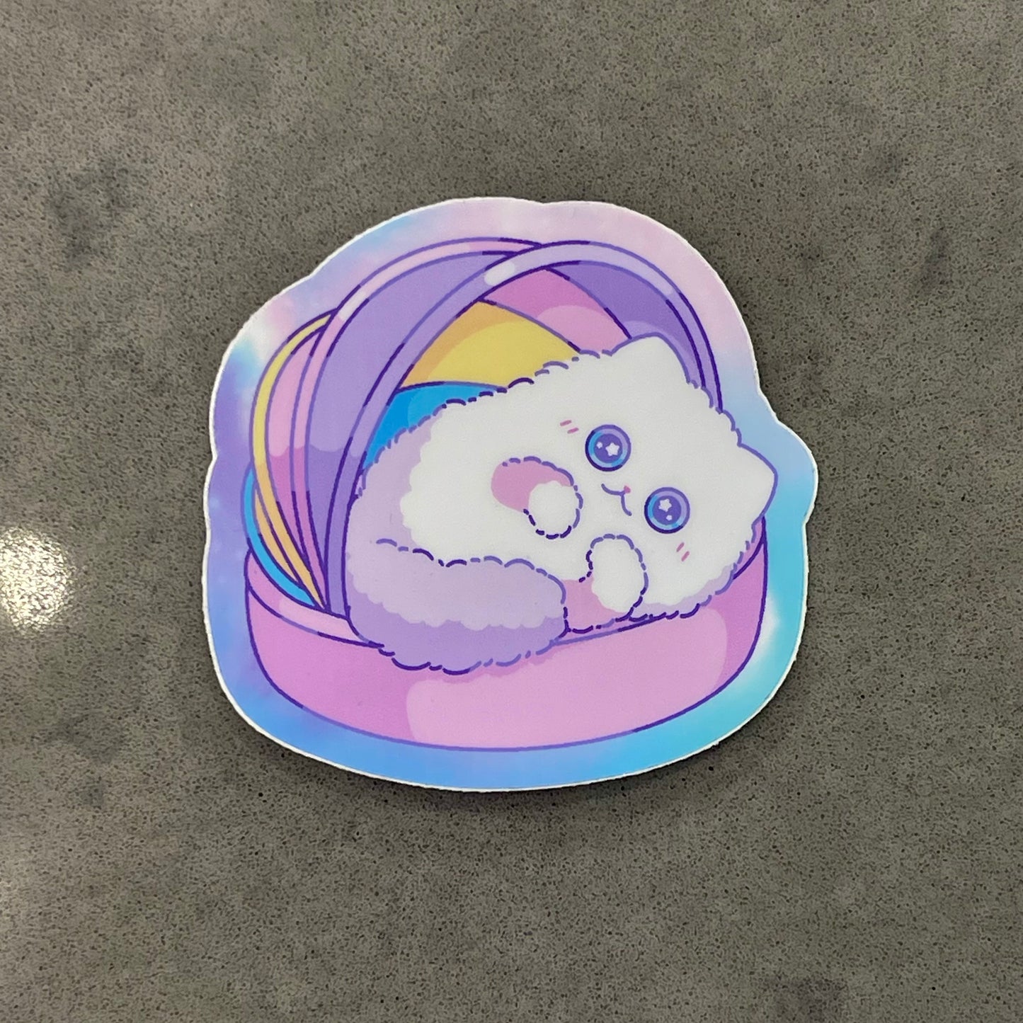 Cat Bed Sticker