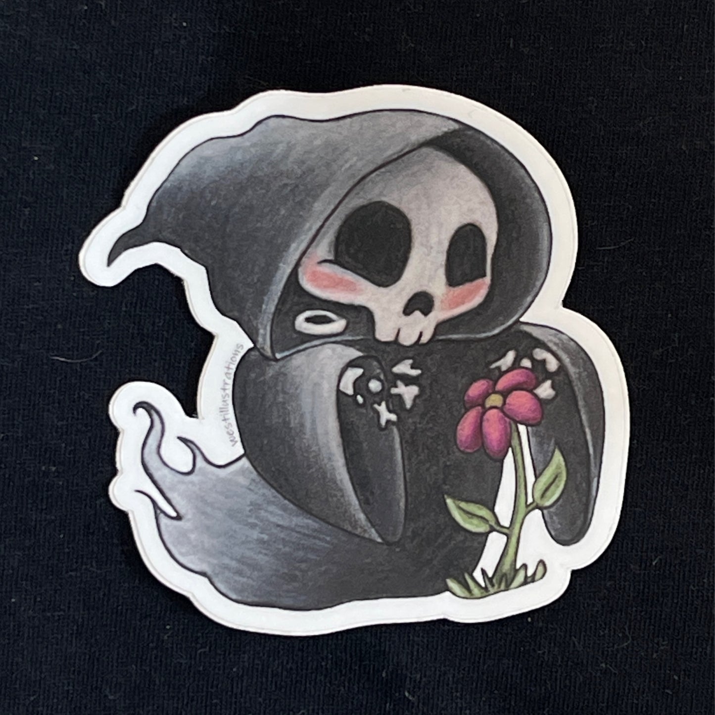 Flower Reaper Sticker