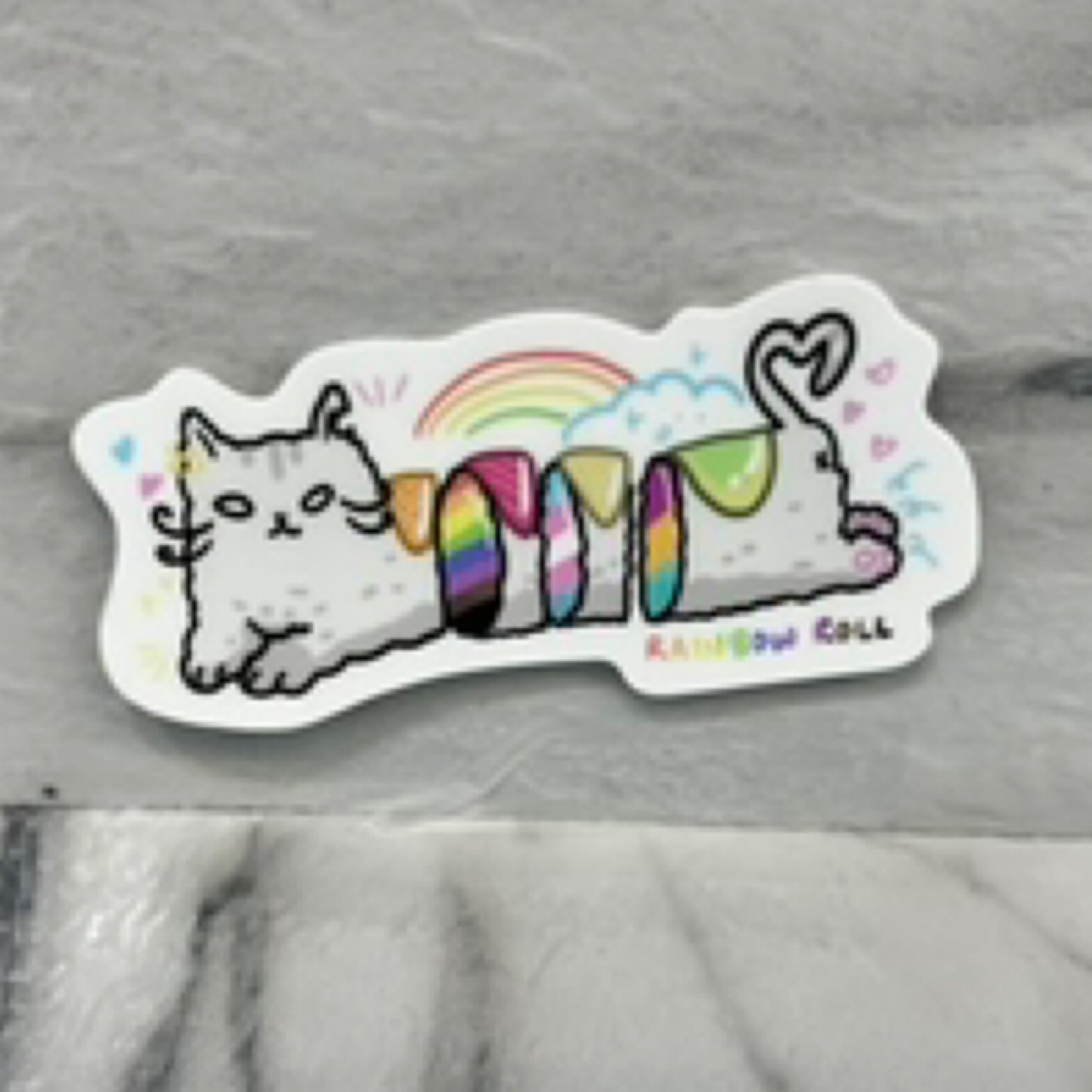 Rainbow Roll Sticker