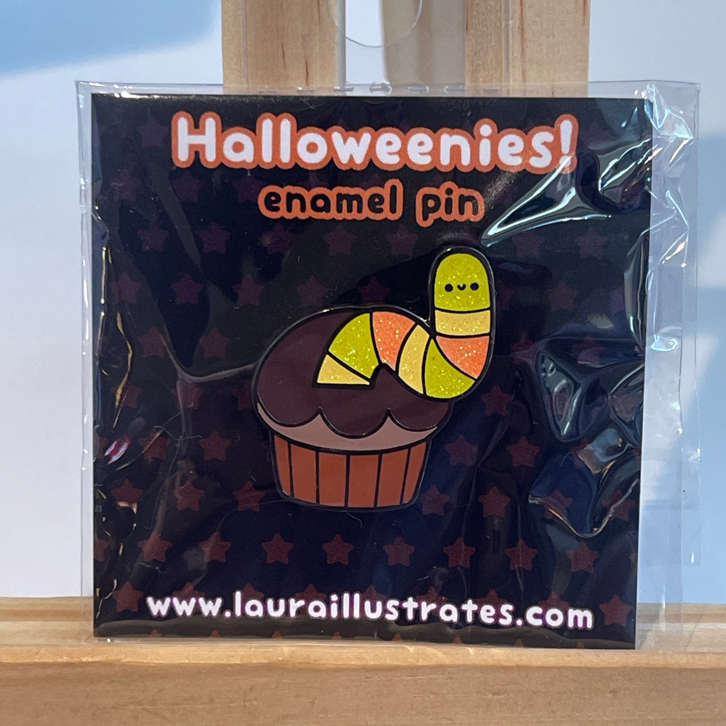 Gummy Worm Enamel Pin