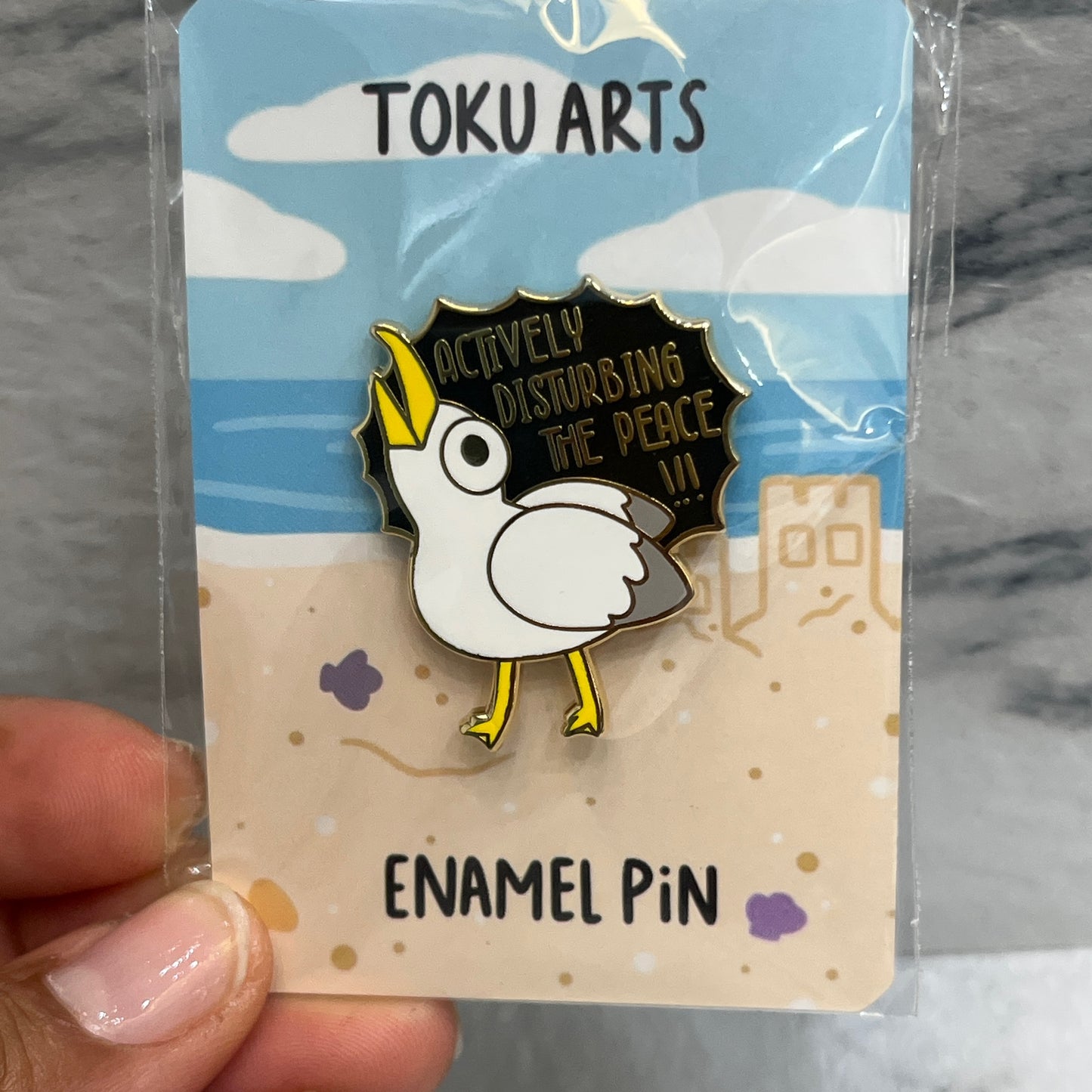 Annoying Seagull Enamel Pin