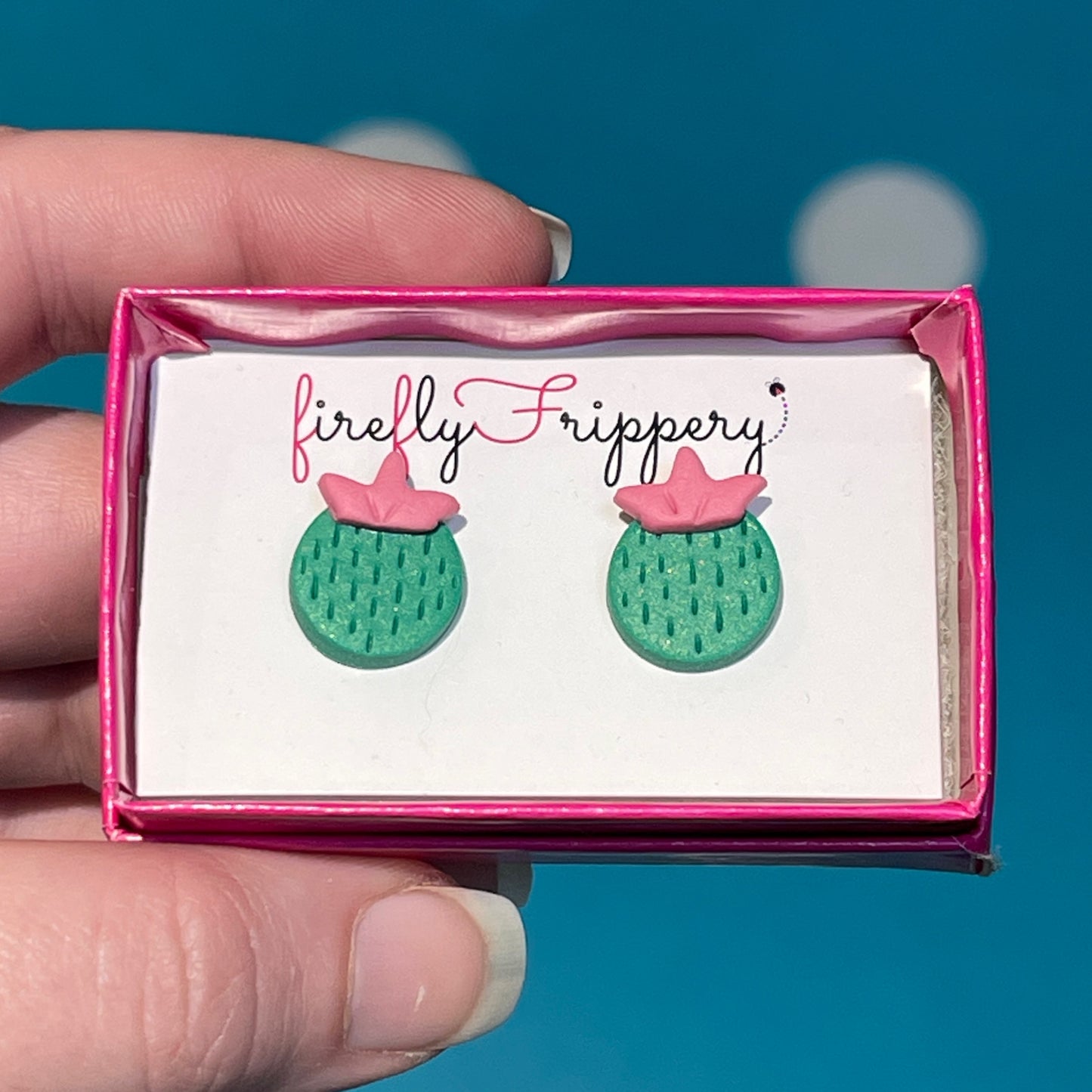 Cute Cactuc Studs