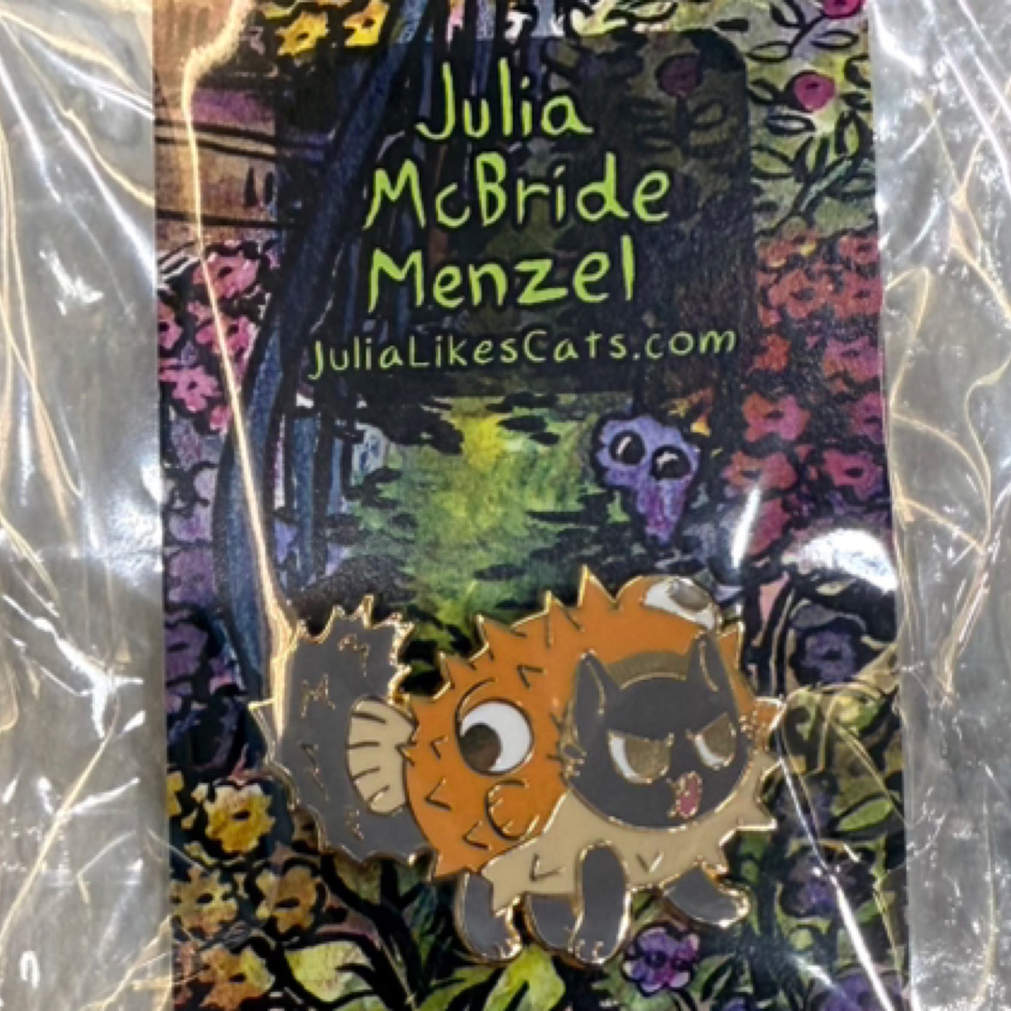 Pufferfish Cat Enamel Pin