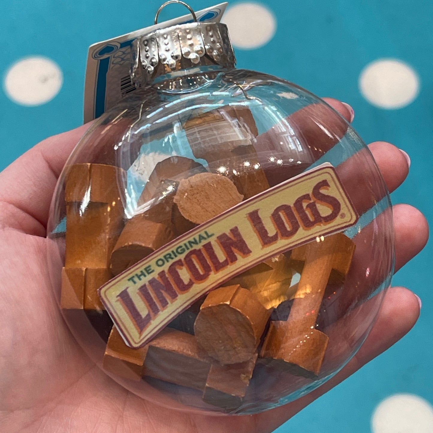 Lincoln Logs 100mm Ornament