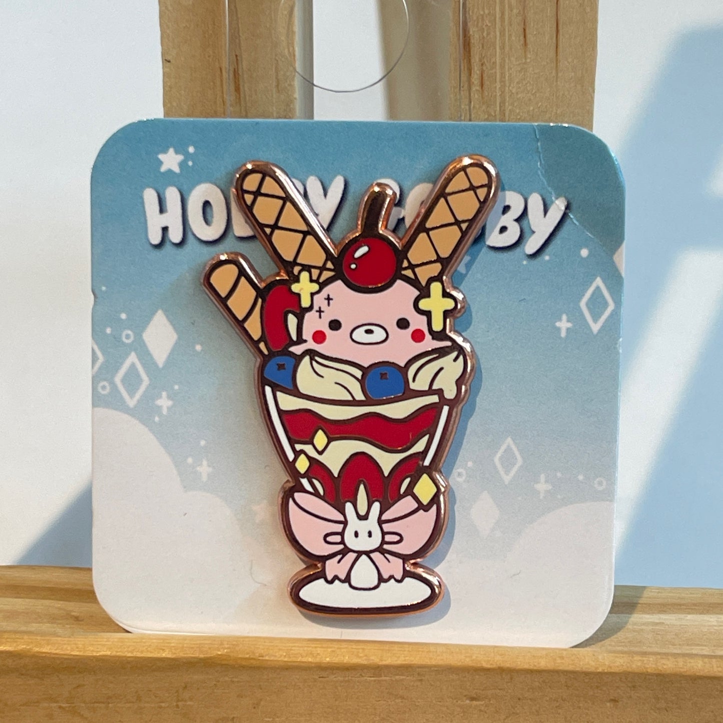 Bunny Parfait Enamel Pin