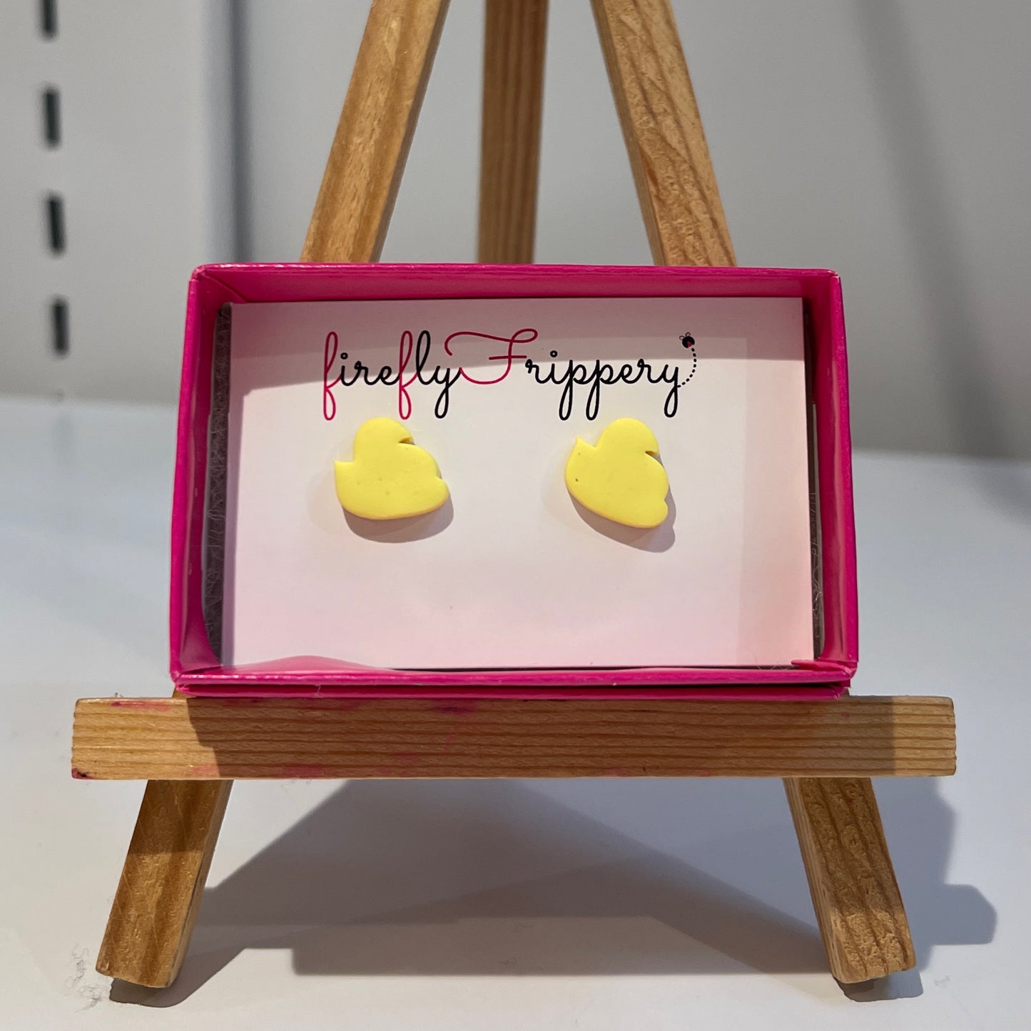 Marshmallow Chick Studs