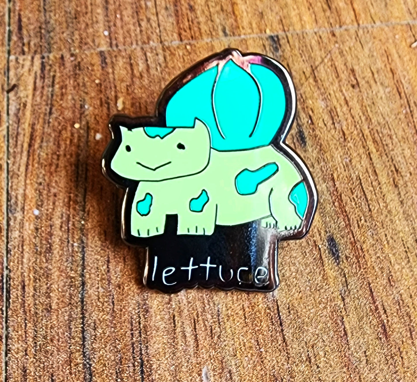 Lettuce Enamel Pin