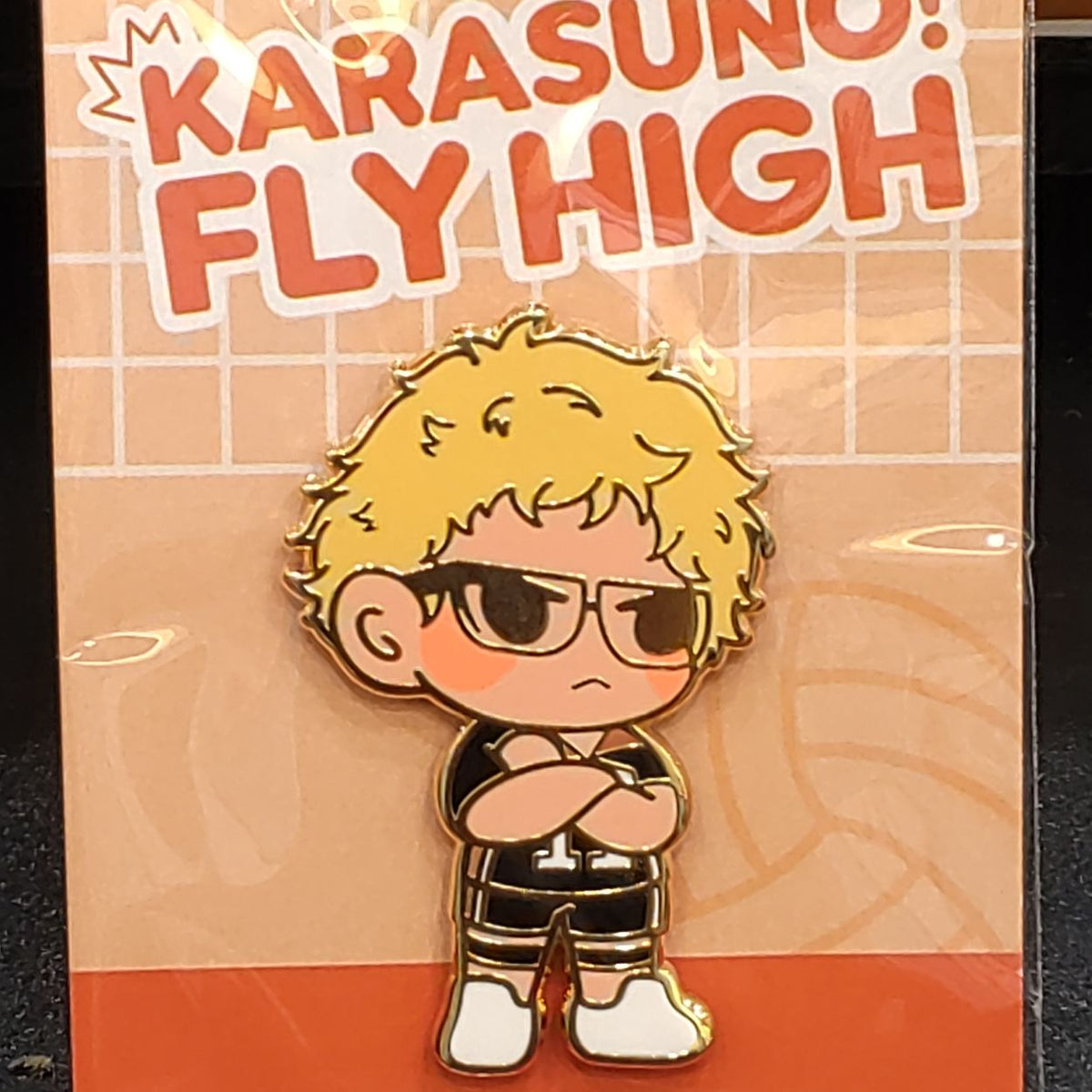 Tsukkishima Enamel Pin