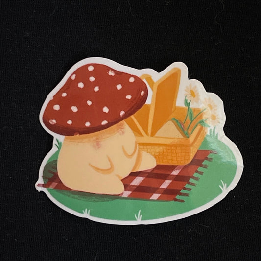 Mushboi Picnic Sticker