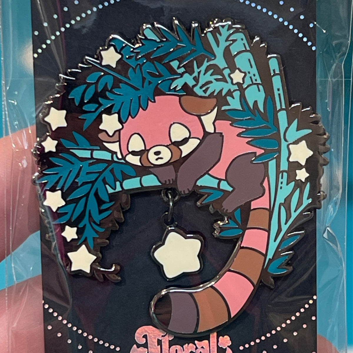 Star Panda Night Enamel Pin