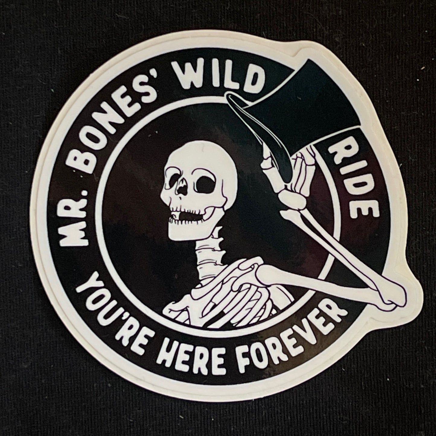 Mr Bones Wild Ride Vinyl Sticker