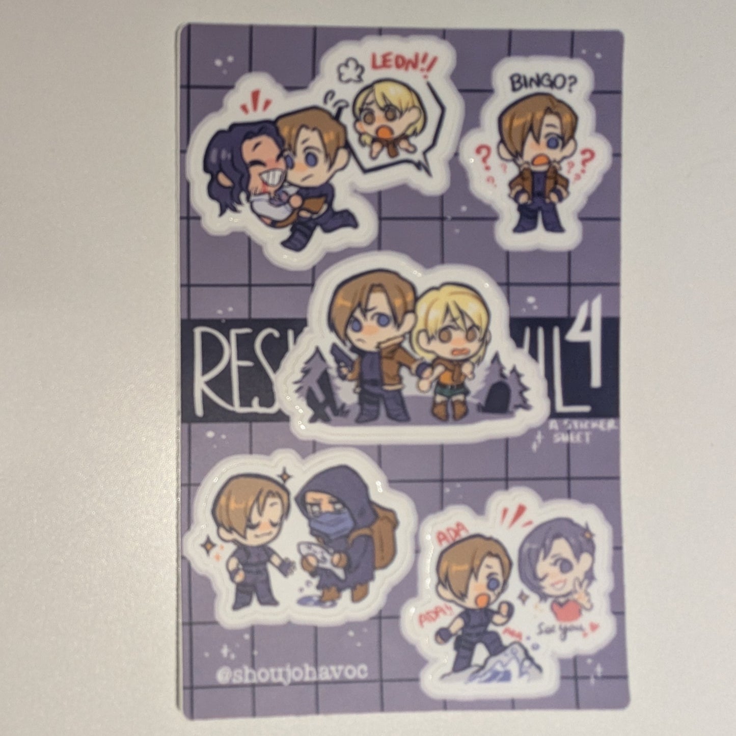 Resident Evil Sticker Sheet