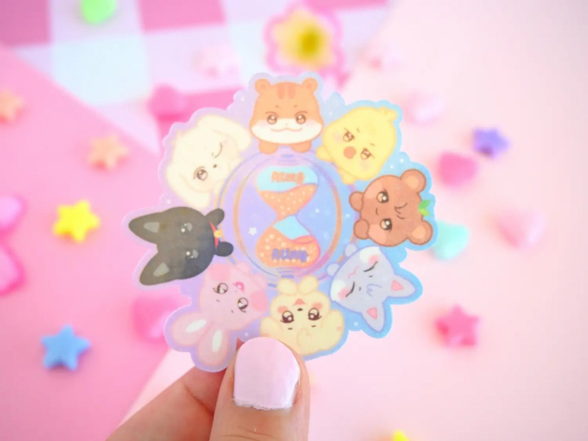 Ateez Light Stick Sticker