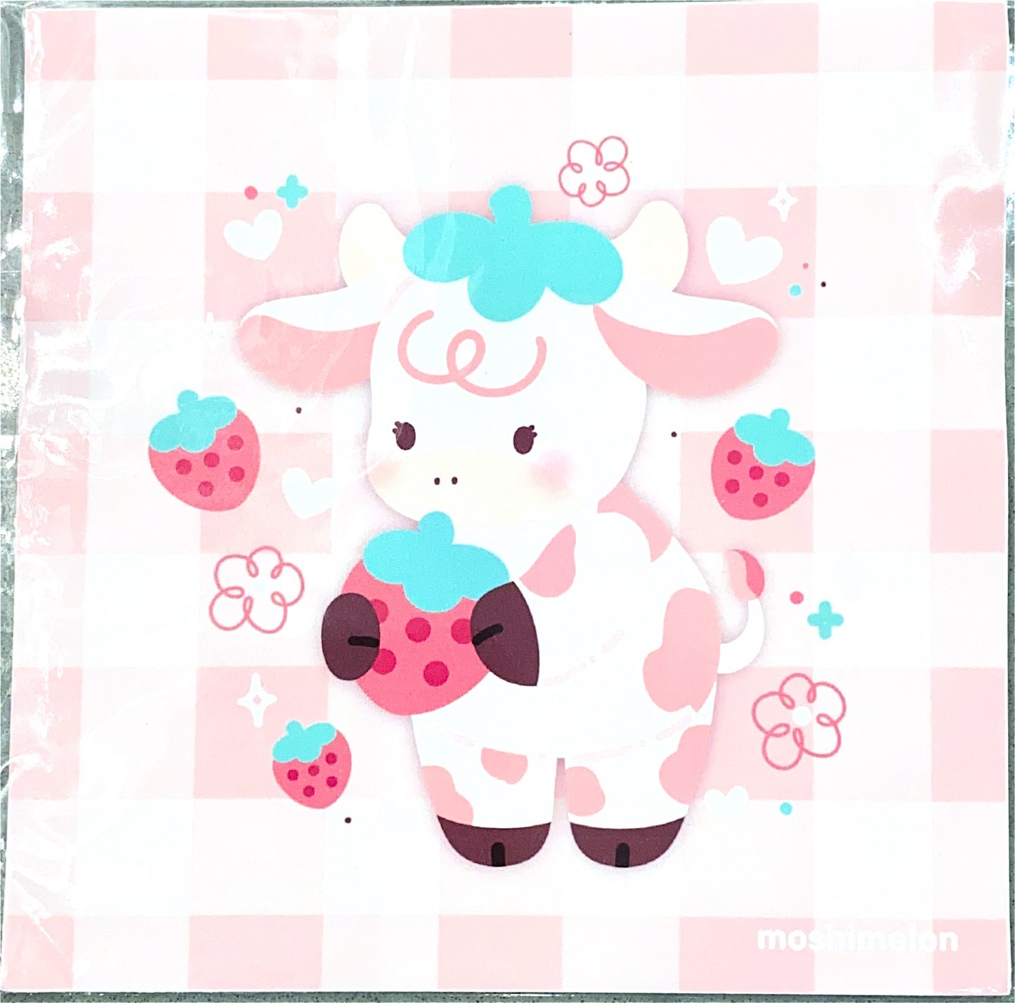 STRAWBERRY COW MINI PRINT