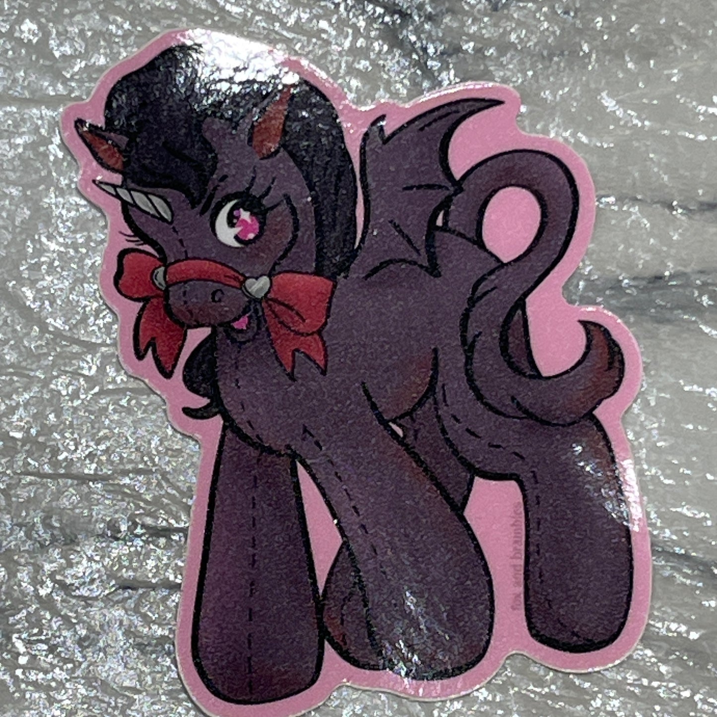 Nightmare Pony Sticker