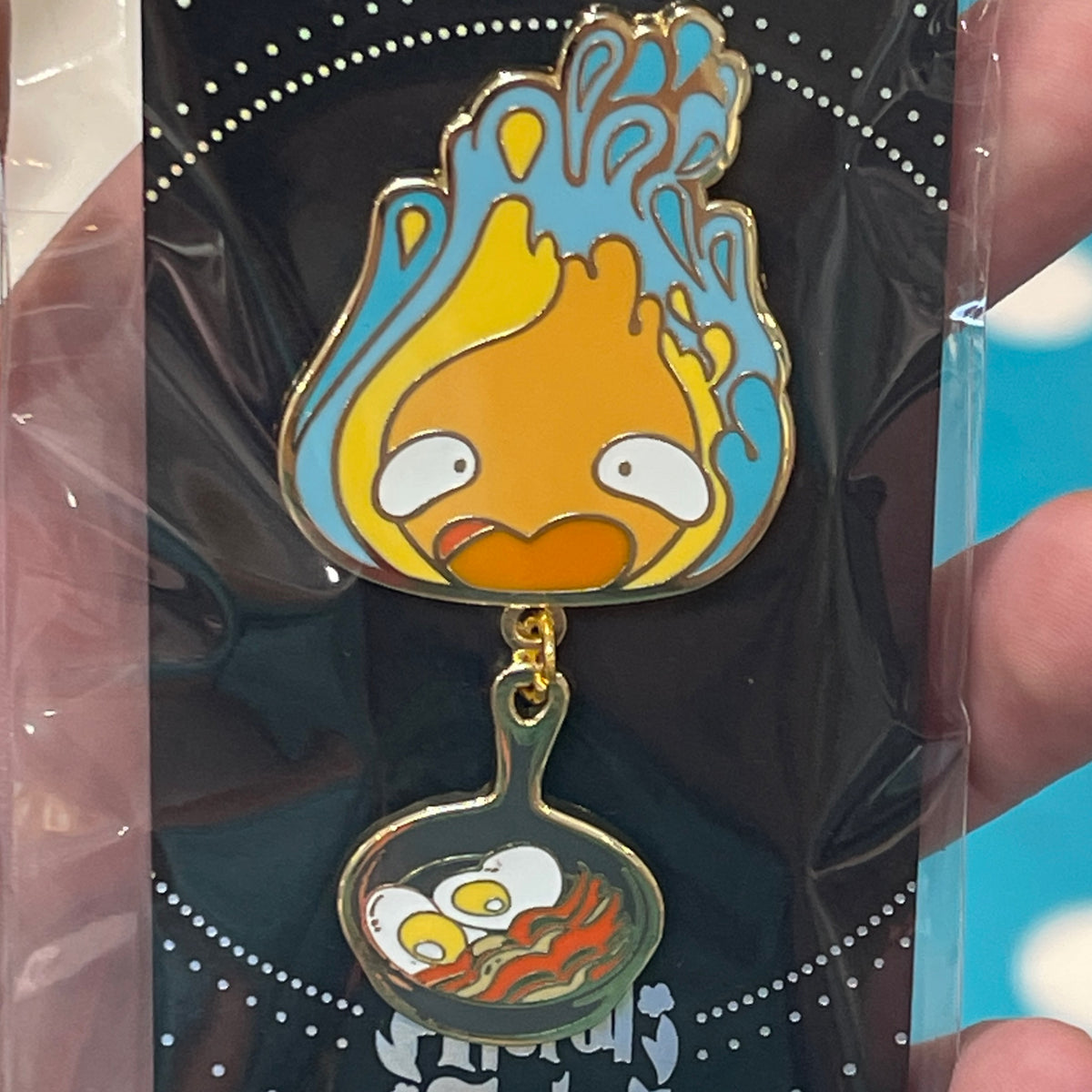 Calcifer Enamel Pin