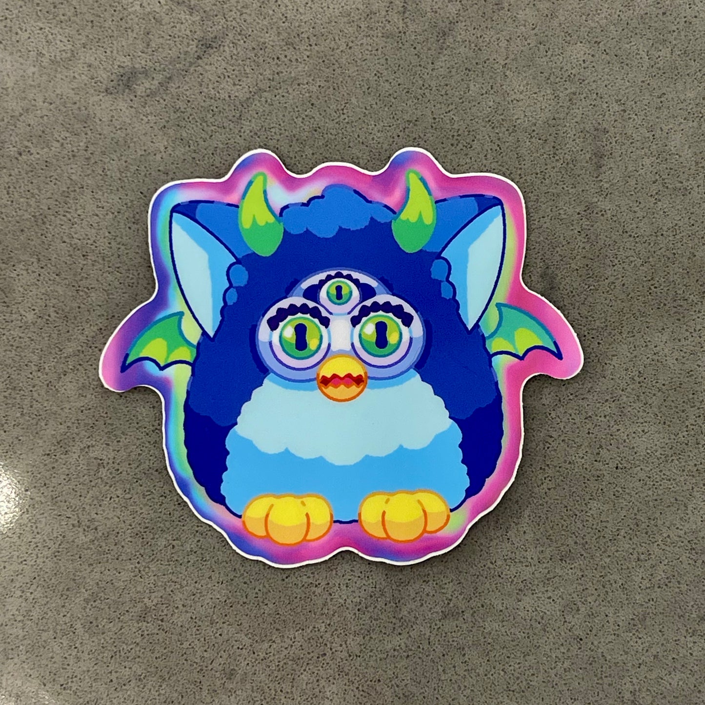 Devil Furby sticker