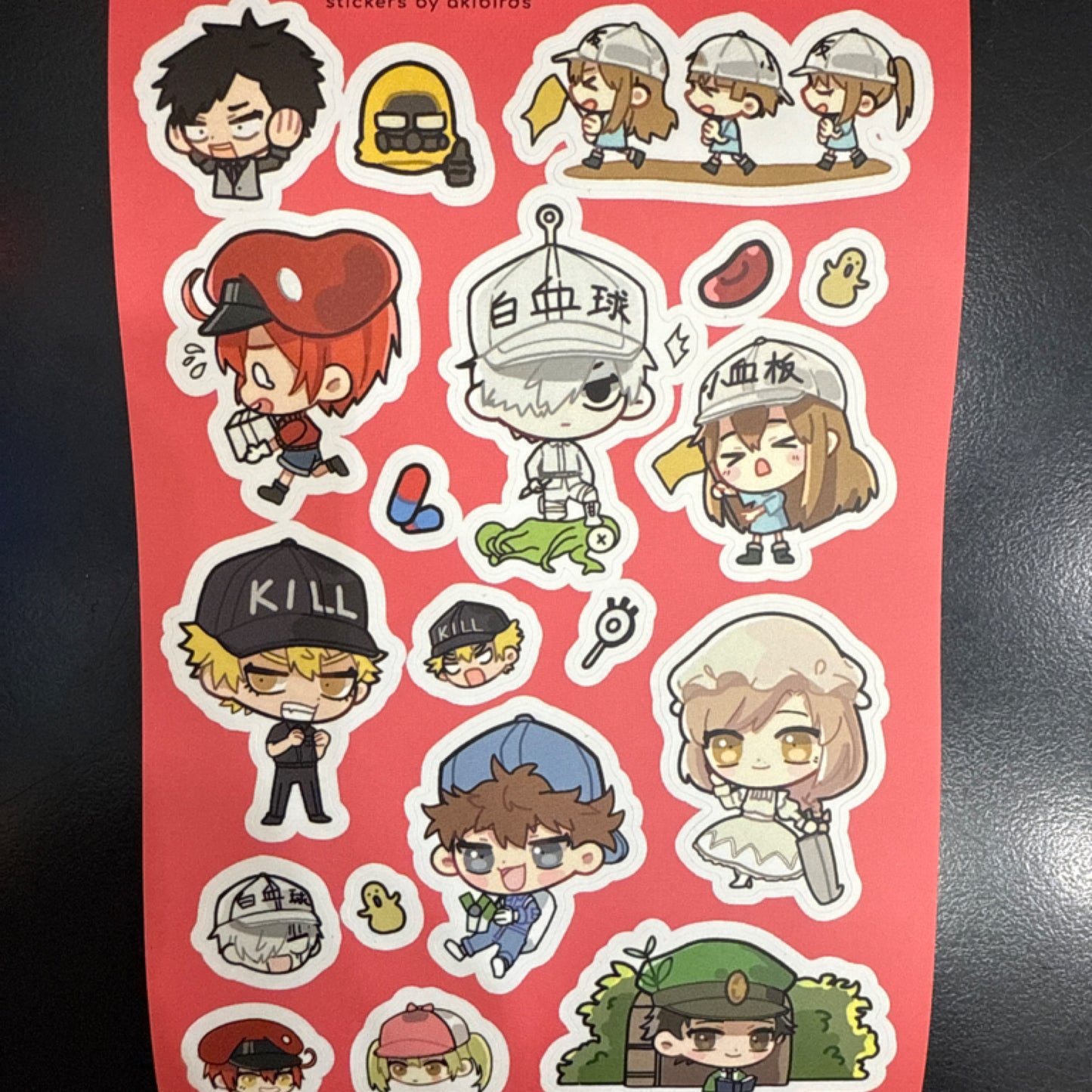 Cells at Work Sticker Sheet