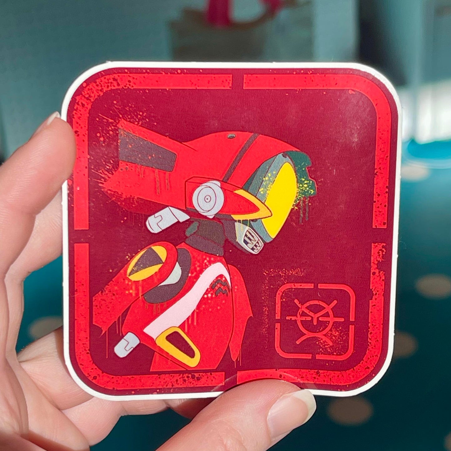 FLCL Red Canti Vinyl Sticker