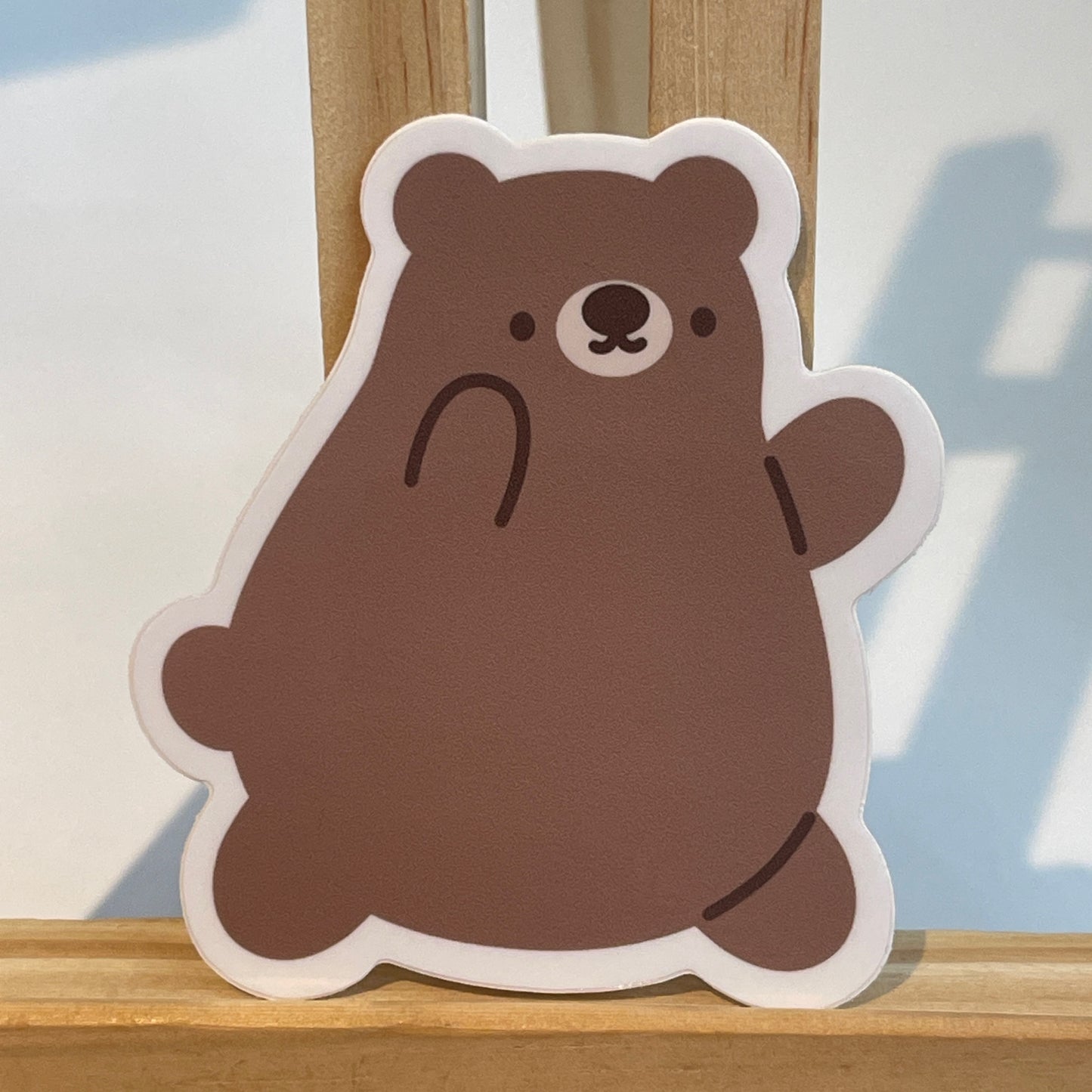 Running Bear Vinyl Sticker