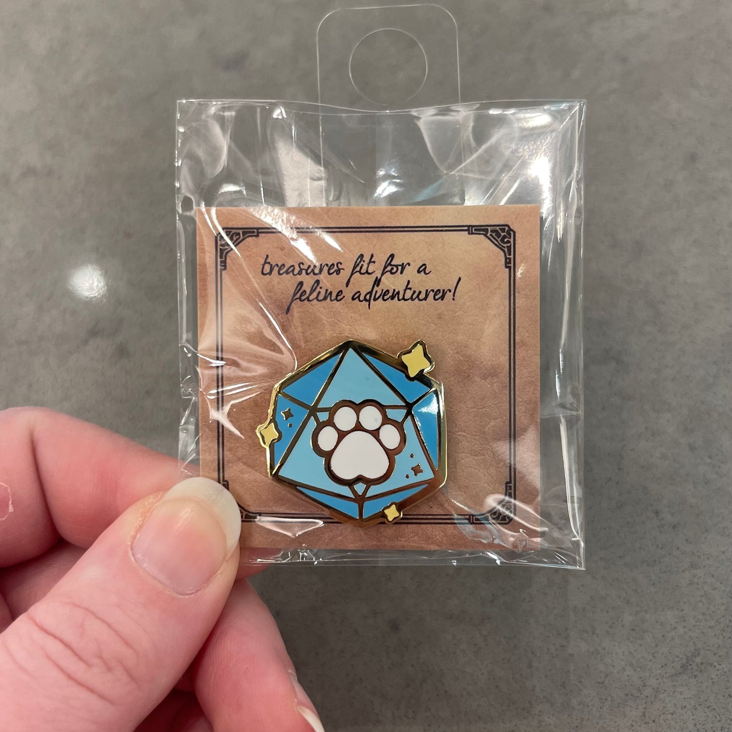 10A - Teal Dice Enamel Pin