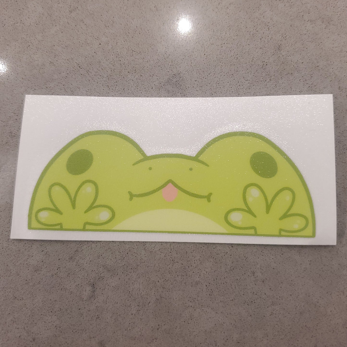 Frog Peeker Sticker