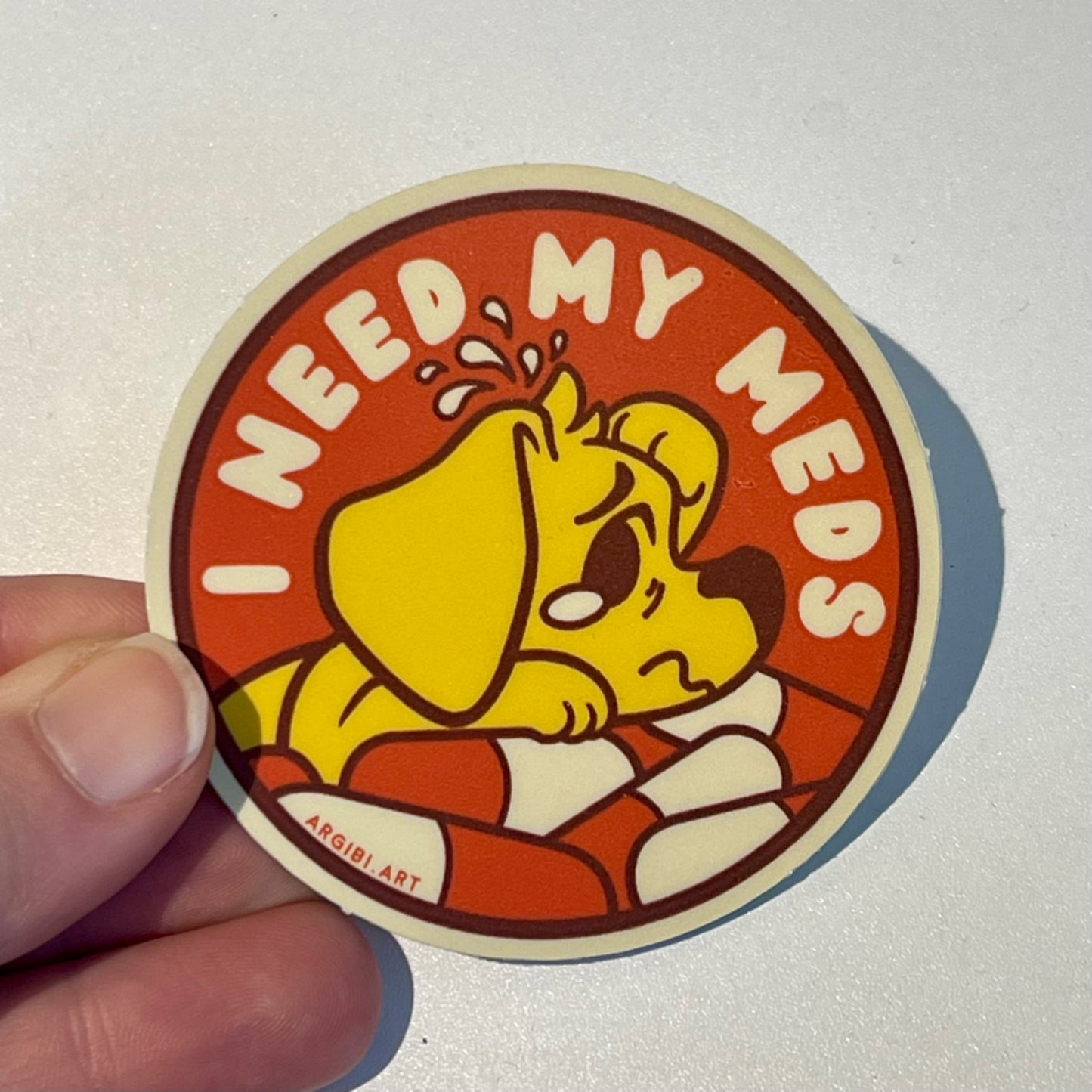 I Need My Meds Vinyl Sticker