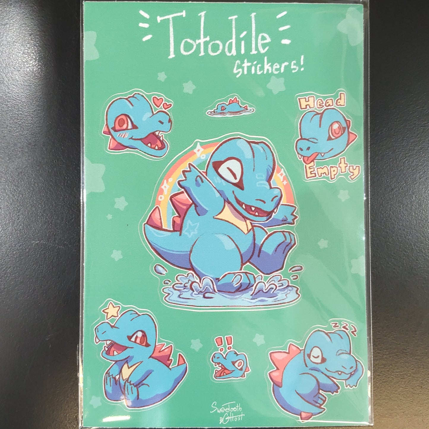 Totodile Sticker Sheet