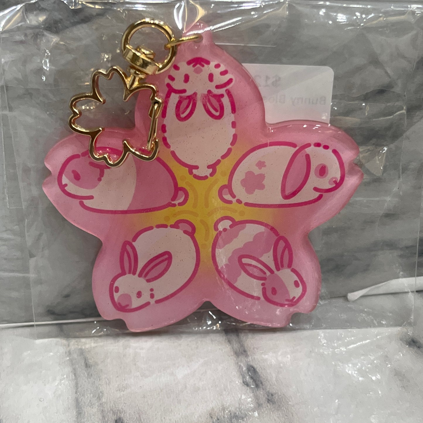 Bunny Blossom Keychain