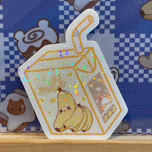 Banana Milk Sticker