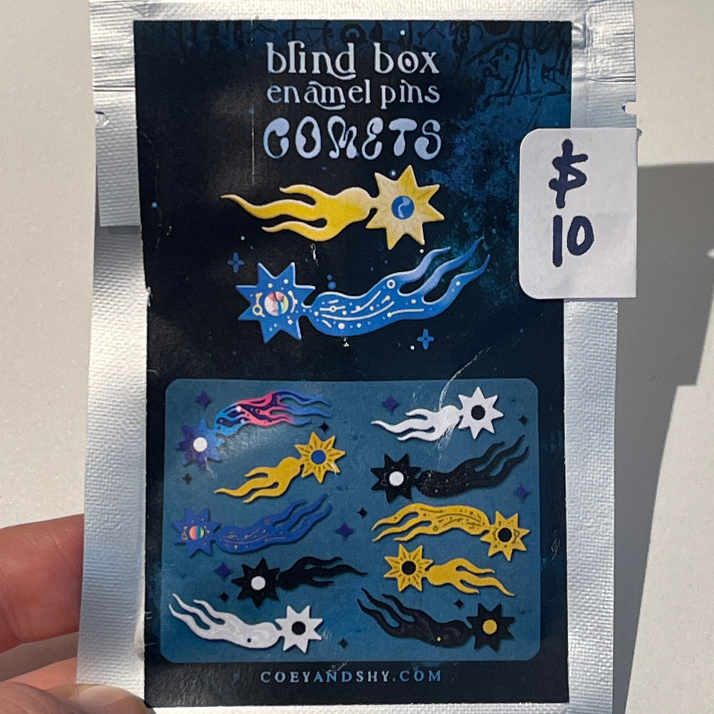 Comets Blind Box Pin