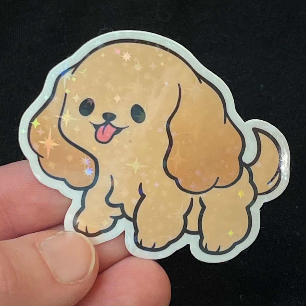 Tan Cockerspaniel Sticker