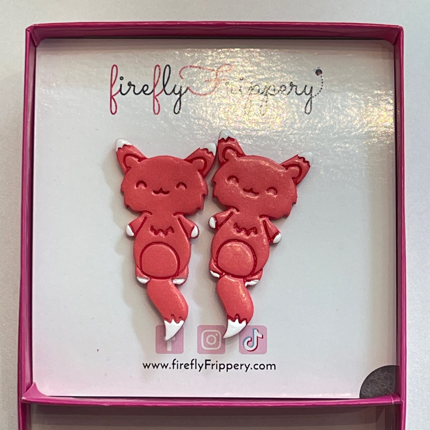 Kawaii Kitsune Studs