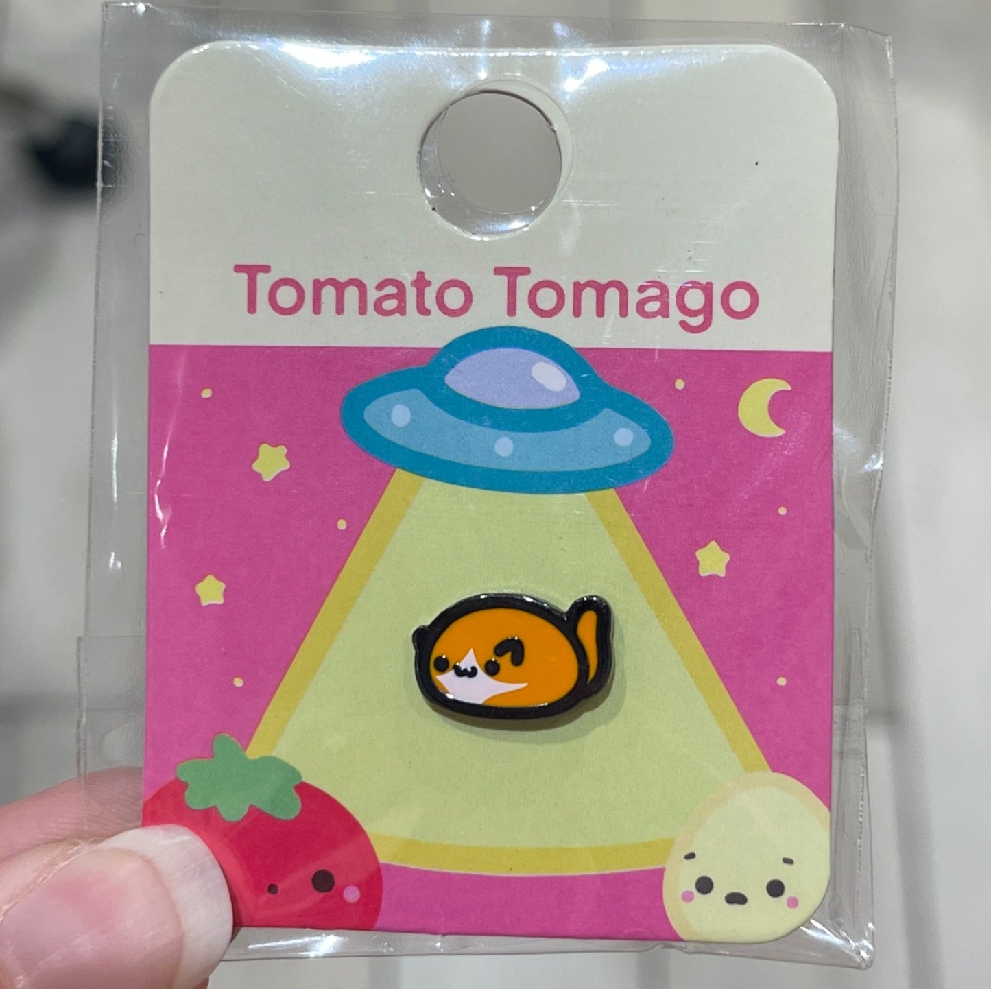 Mochi Cat Orange Tuxedo Mini Pin