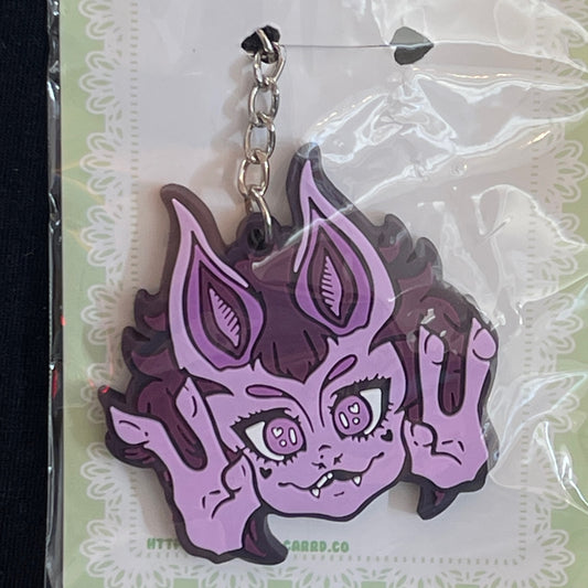 Bat Girl PVC Keychain