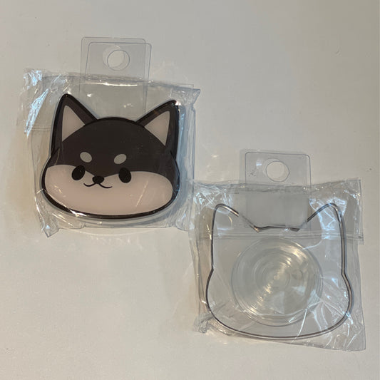 Black and Tan Shiba Inu Phone Grip
