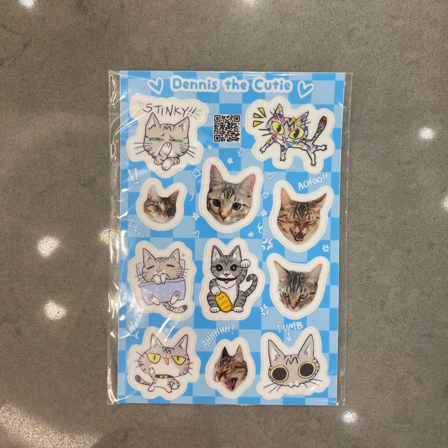 Dennis the Cutie Sticker Sheet