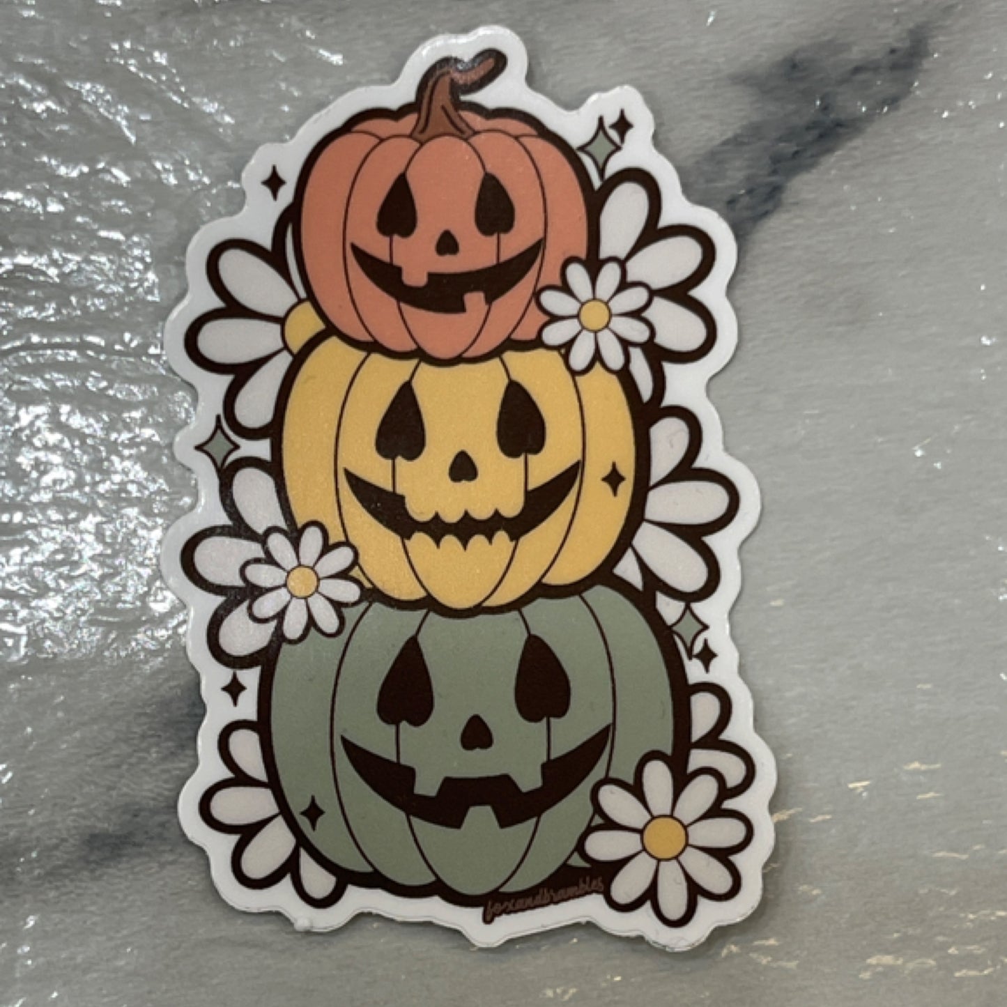 Pumpkin Stack sticker