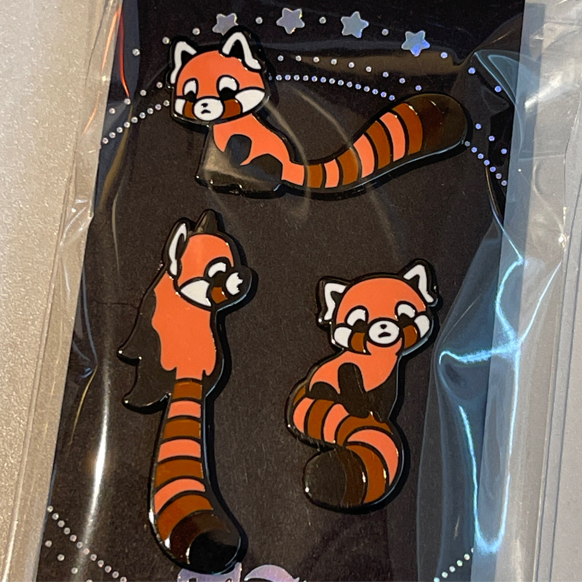 Pin Set Red Pandas