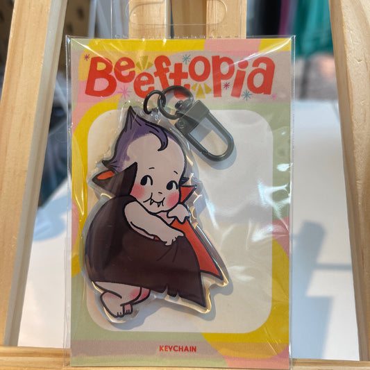 Vampire Kewpie Keychain
