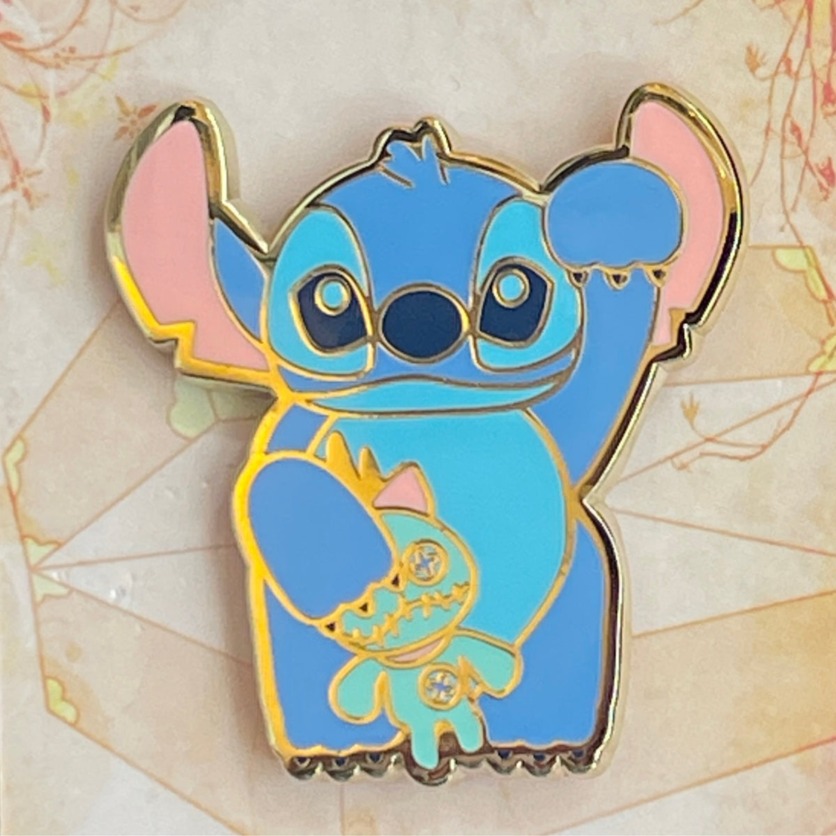 Maneki Stitch Enamel Pin