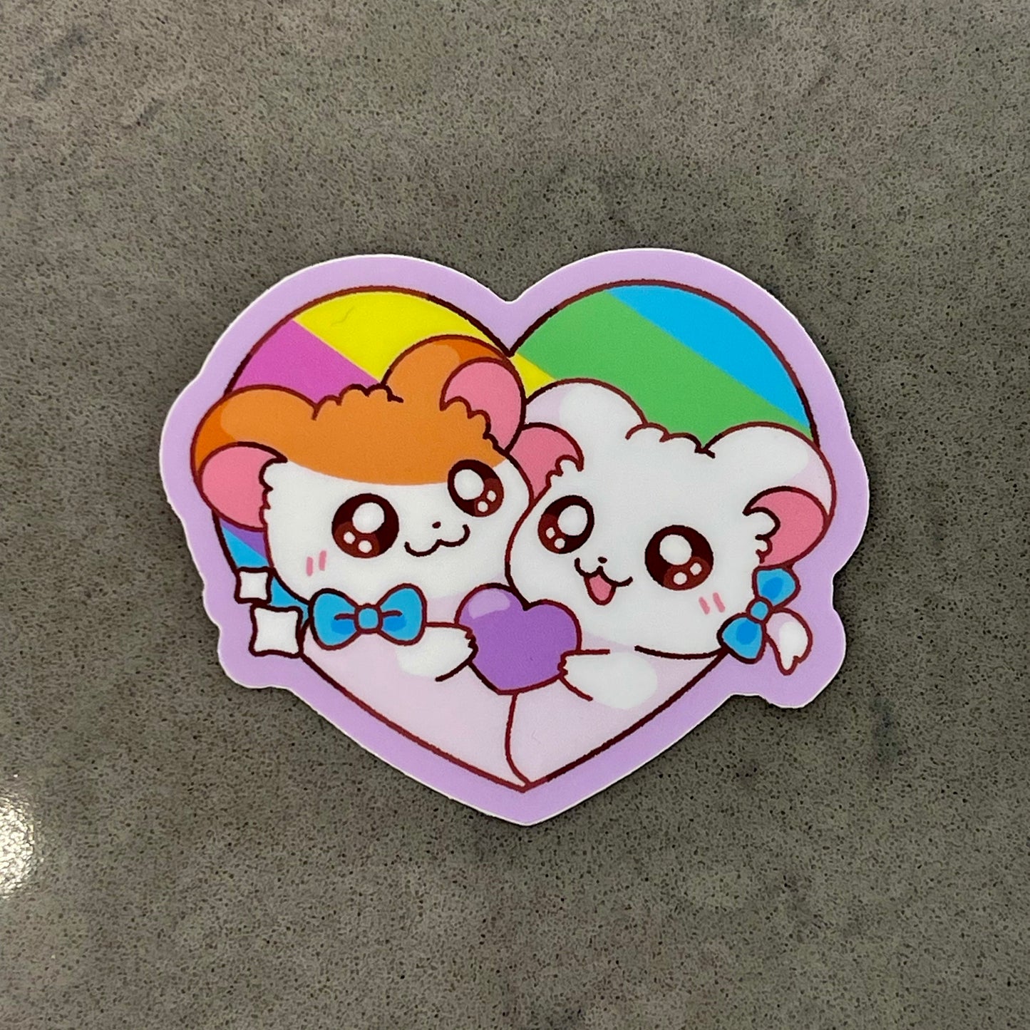 Heart Hamster Sticker