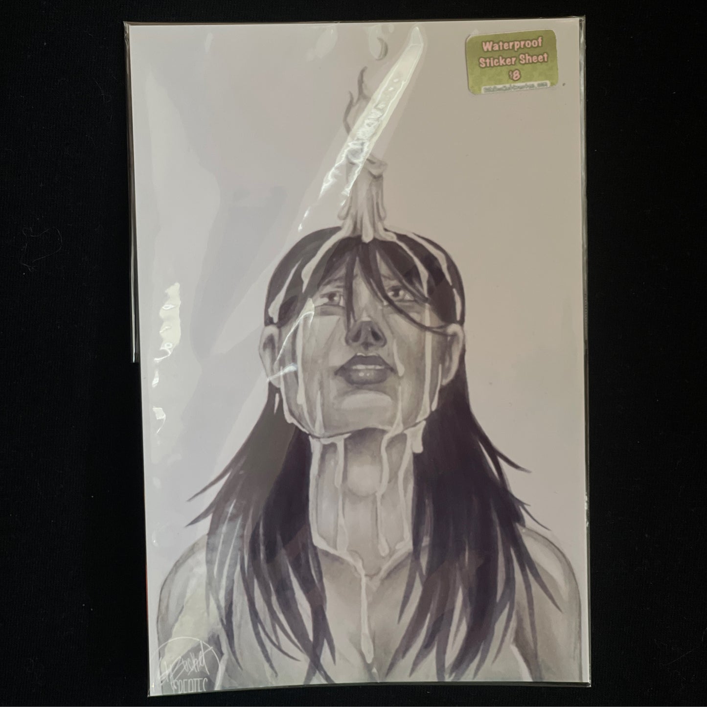 Candle Dripping Print